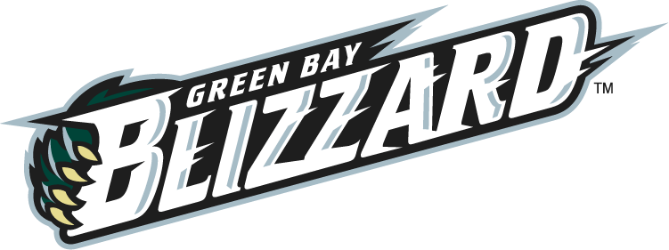 Green Bay Blizzard 2010-2014 Wordmark Logo iron on transfers for T-shirts